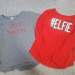 Crazy 8 size M 7-8 long-sleeved holiday season Christmas